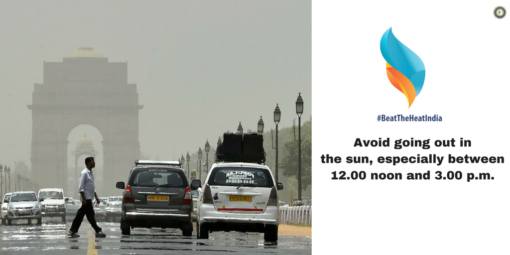 Avoid going out in the sun, especially between 12:00 noon and 3:00 pm 